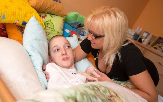 Filip Němec a maminka Martina Němcová