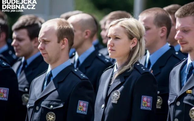 Uvedení nových příslušníků policie do služby