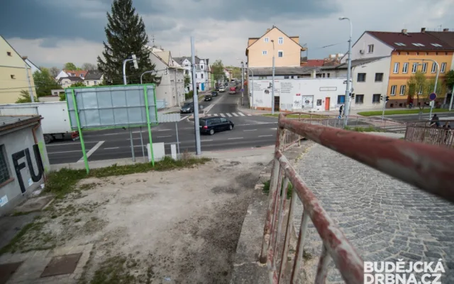 Prostor předpokládaného podjezdu