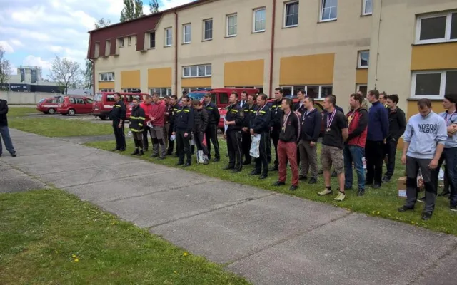 Krajská hasičská soutěž v lezení na umělé stěně