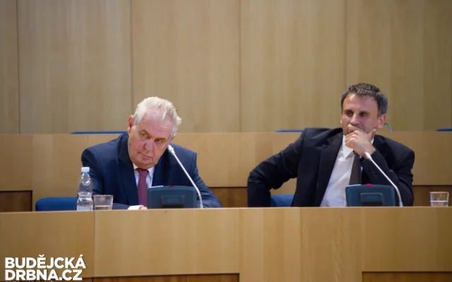 Miloš Zeman v Jihočeském kraji