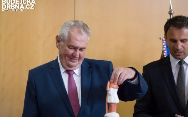 Miloš Zeman v Jihočeském kraji
