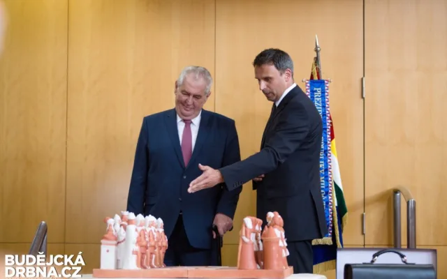 Miloš Zeman v Jihočeském kraji