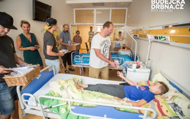 Hokejisté Motoru v budějcké nemocnici