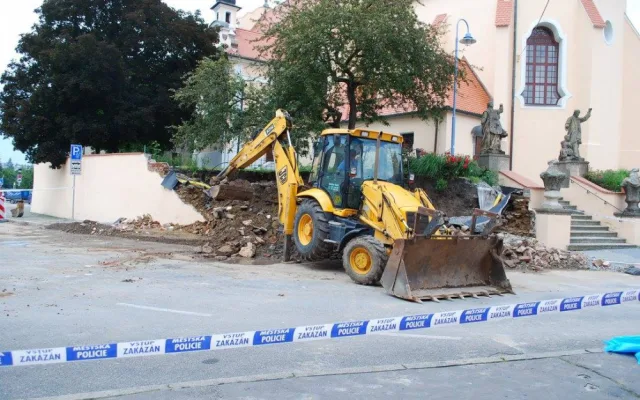 Týn nad Vltavou po přívalovém dešti