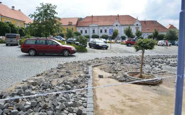 Týn nad Vltavou po přívalovém dešti