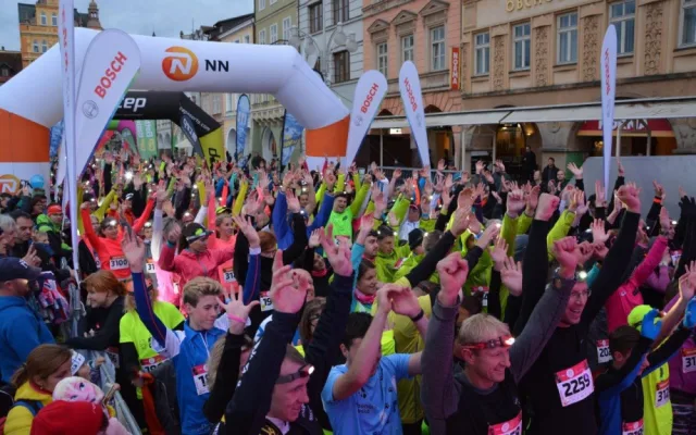 Night Run v Českých Budějovicích
