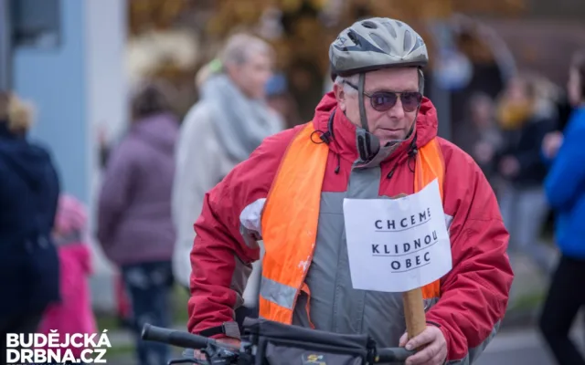 Protest v obci Dasný