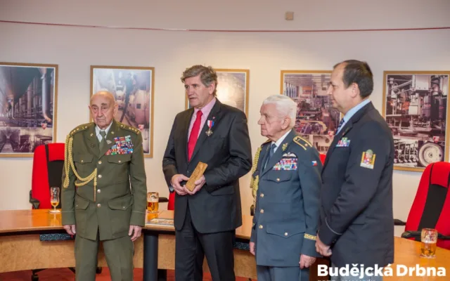 Zleva Emil Boček, Jiří Boček, Václav Kuchyňka