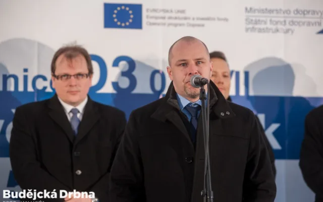 Zahájení výstavby nového úseku dálnice D3 mezi Ševětínem a Borkem. (15.3.2017)
