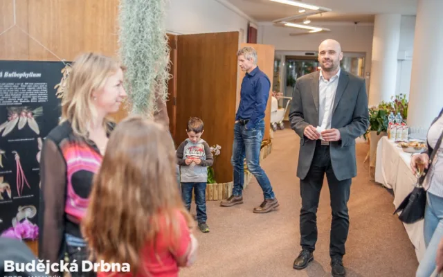 Výstava orchidejí v Metropolu v Českých Budějovicích.