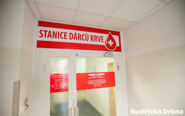 Den krvebraní v českobudějovické nemocnici.