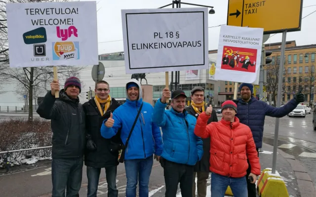 Stávka taxikářů