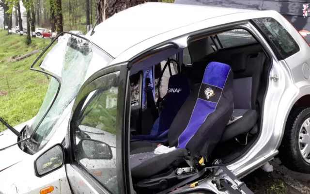Zničený Ford Fusion