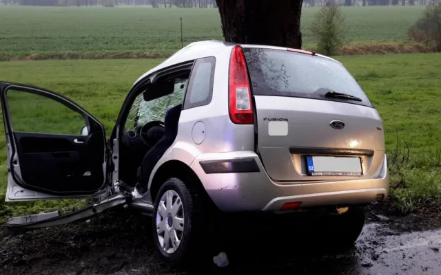 Zničený Ford Fusion