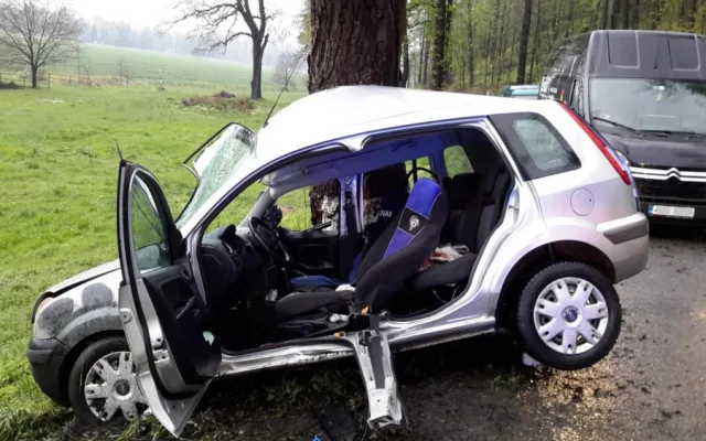 Zničený Ford Fusion
