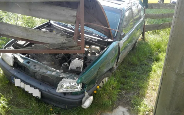 Dopravní nehoda v Křižanově na Písecku.