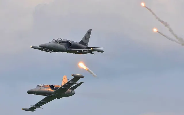 Display piloti 212. taktické letky z Čáslavi.