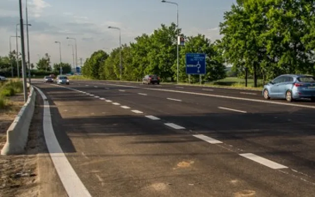 Výjezd z Českých Budějovic směrem na Písek je už opravený a plně průjezdný.