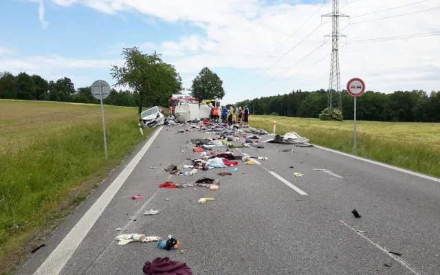 Dopravní nehoda u Malovic na Vodňansku.