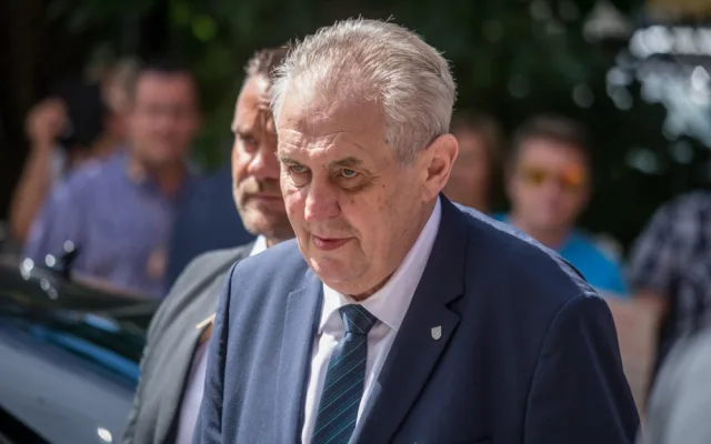 Miloš Zeman v Jihočeském kraji.