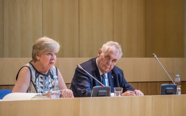 Miloš Zeman v Jihočeském kraji.