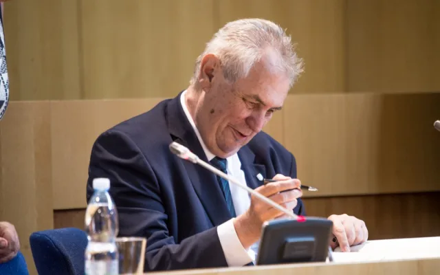 Miloš Zeman v Jihočeském kraji.