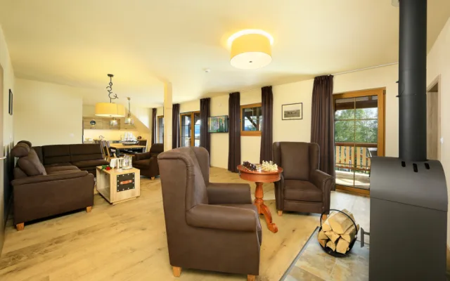 Krásně zařízené pokoje hotelu