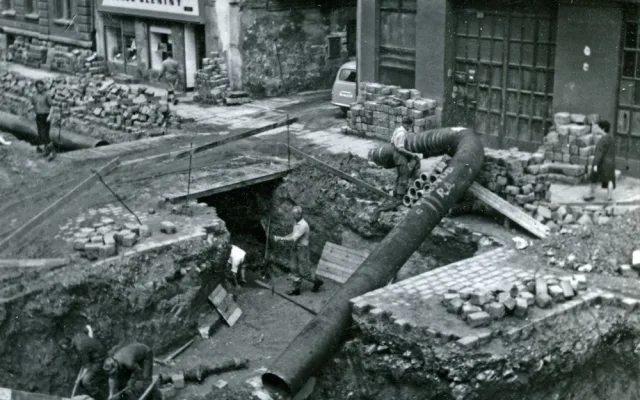 Rudolfovská v roce 1965