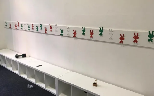 Šatna pro budoucí i současné karatisty