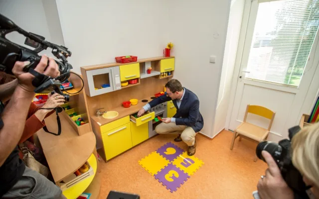 Šedesát míst nabízí nová českobudějovická školka Adolfa Trägera v Kněžských Dvorech.