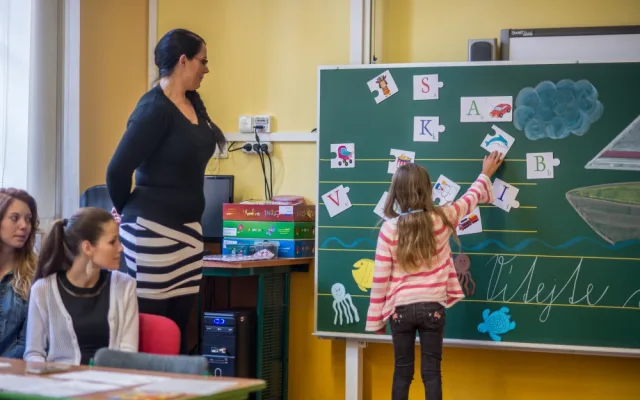 První školn den v budějckých školách
