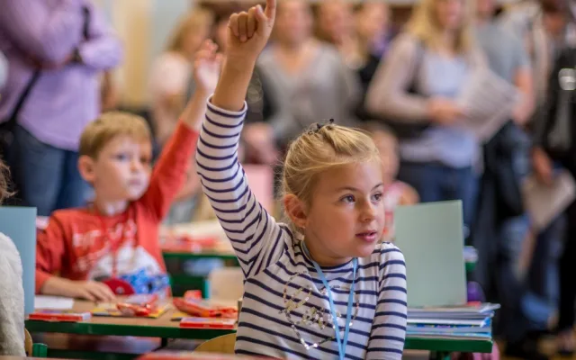 První školn den v budějckých školách