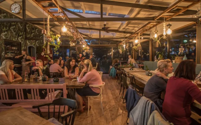 Restaurace Paluba v Českých Budějovicích.