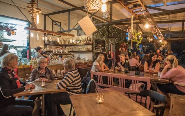 Restaurace Paluba v Českých Budějovicích.