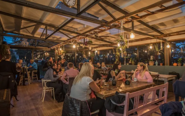 Restaurace Paluba v Českých Budějovicích.