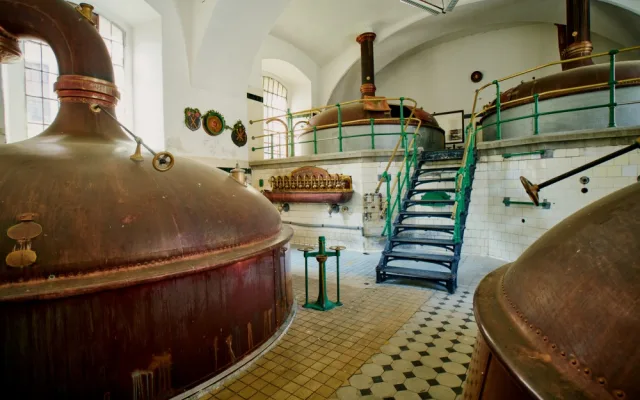 Historický pivovar Český Krumlov.
