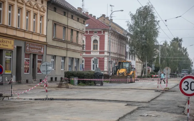 Uzavírka Lidické třídy
