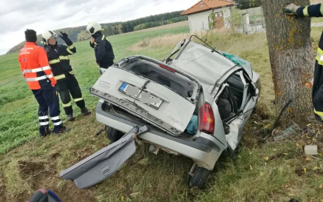Dopravní nehoda u Katovic.