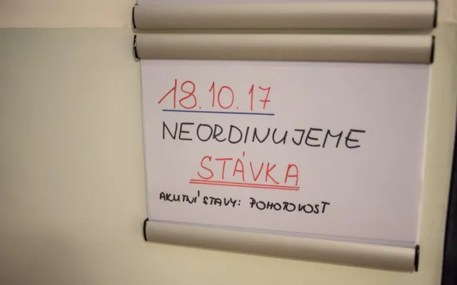 K protestu praktických lékařů a ambulantních specialistů se připojili i někteří lékaři z Polikliniky Jih