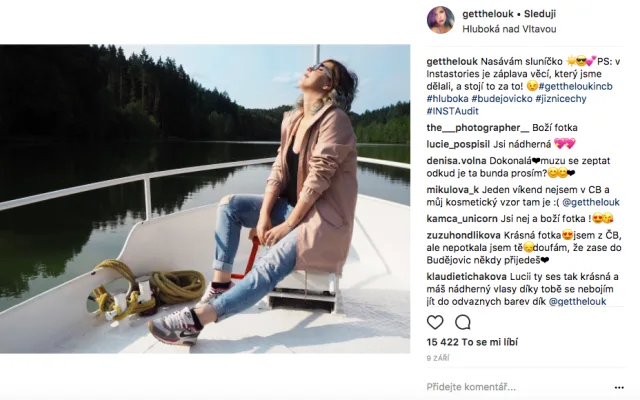 I Lucka @getthelouk si první Instagramový audit užívala.
