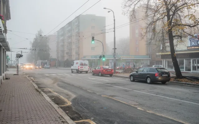 Uzavírka části Lidické třídy v Českých  Budějovicích skončila o půlnoci ze středy 18. na čtvrtek 19. října.