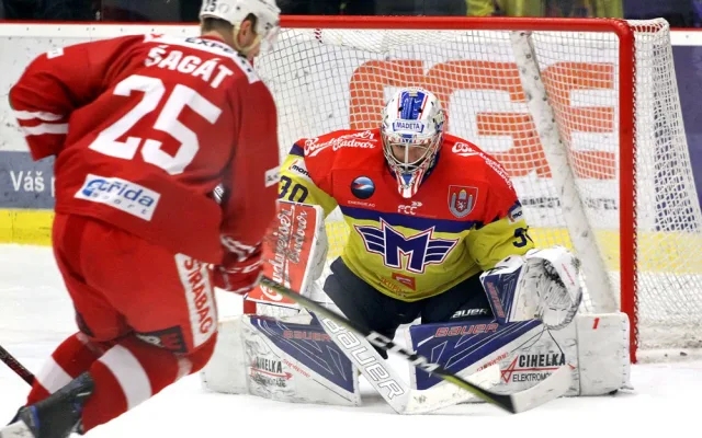 Martin Šagát korigoval stav utkání těsně před koncem na 2:4 z pohledu Pražanů