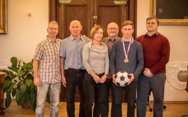 David Višvader na návštěvě u primátora Jiřího Svobody