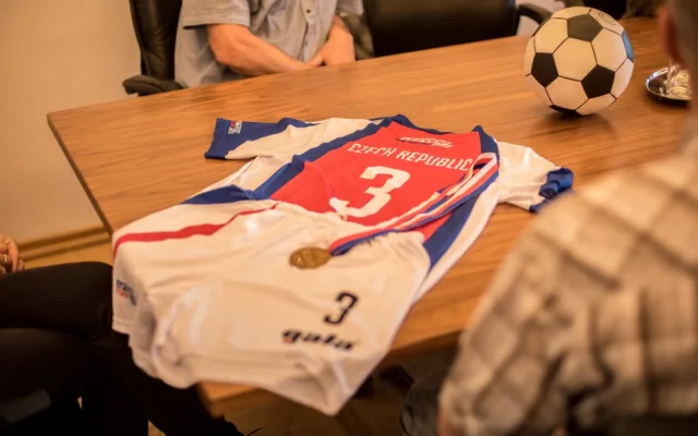 David Višvader na návštěvě u primátora Jiřího Svobody