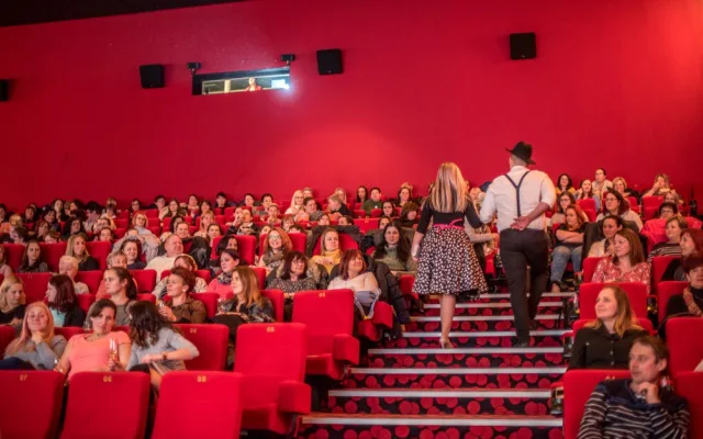 Skvělá nálada panovala v sále číslo jedna budějckého multikina CineStar ve Čtyřech Dvorech, kde se odehrávala jedna z dalších Dámských jízd.