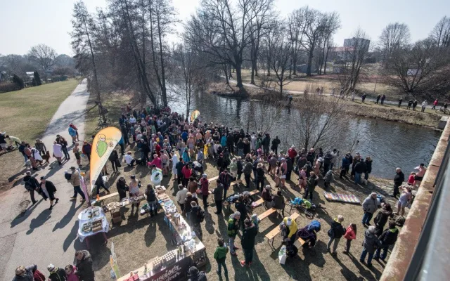 Promrzlé pijavice ukončili otužovací sezonu posledním ponorem do Malše.