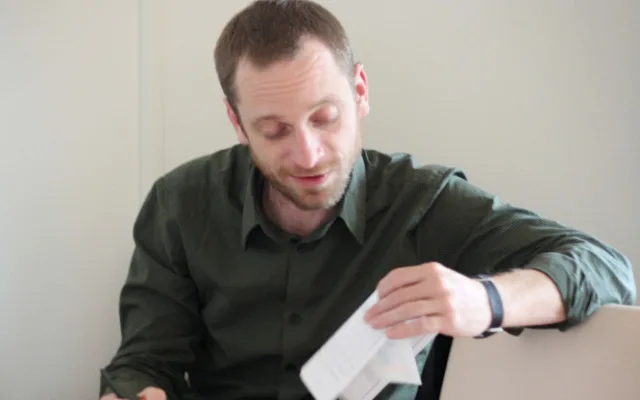Pracovník FOKUSu Tomas Trajer