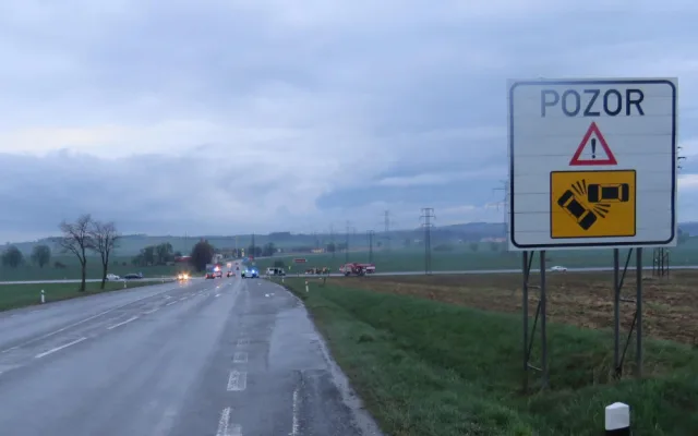 Nehoda u Let na Písecku.