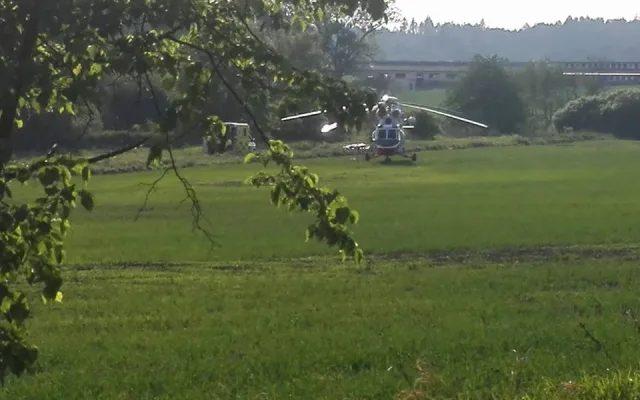 U Selibova na Písecku se srazilo osobní a nákladní auto. Jeden z řidičů je těžce zraněn